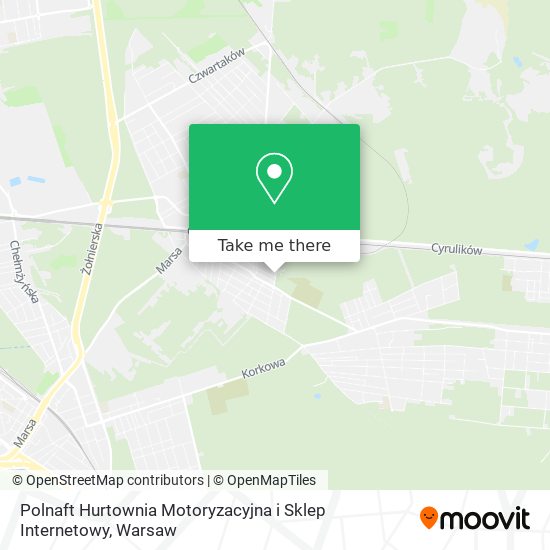 Polnaft Hurtownia Motoryzacyjna i Sklep Internetowy map