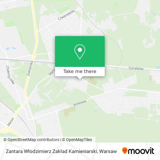 Zantara Włodzimierz Zakład Kamieniarski map