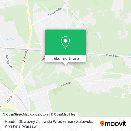 Handel Obwoźny Zalewski Włodzimierz Zalewska Krystyna map