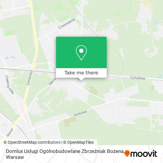 Domlux Usługi Ogólnobudowlane Zbrzeźniak Bożena map