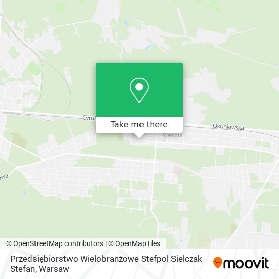 Przedsiębiorstwo Wielobranżowe Stefpol Sielczak Stefan map