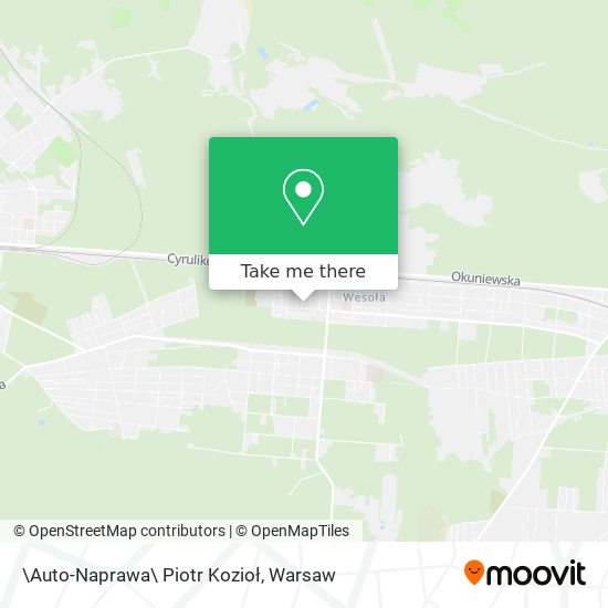 \Auto-Naprawa\ Piotr Kozioł map