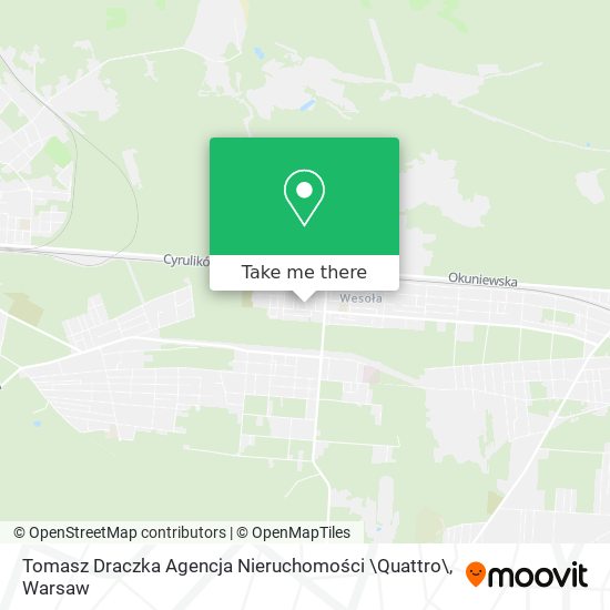 Tomasz Draczka Agencja Nieruchomości \Quattro\ map