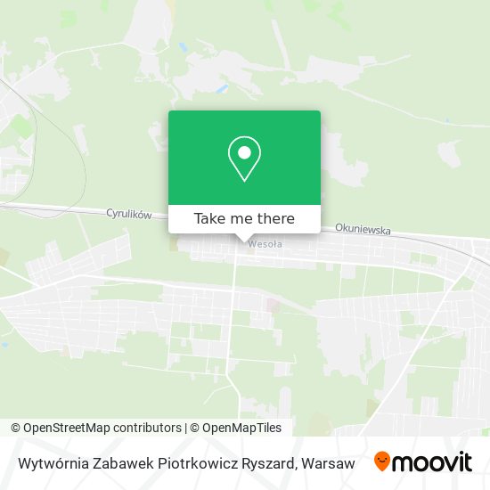 Wytwórnia Zabawek Piotrkowicz Ryszard map