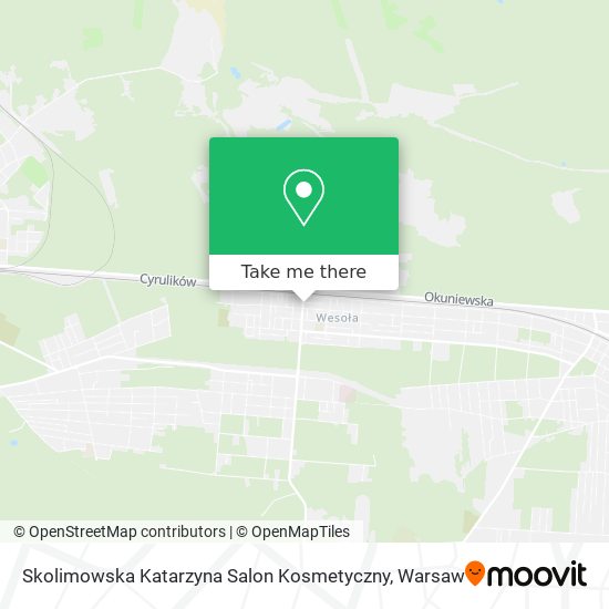 Skolimowska Katarzyna Salon Kosmetyczny map