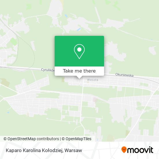 Kaparo Karolina Kołodziej map