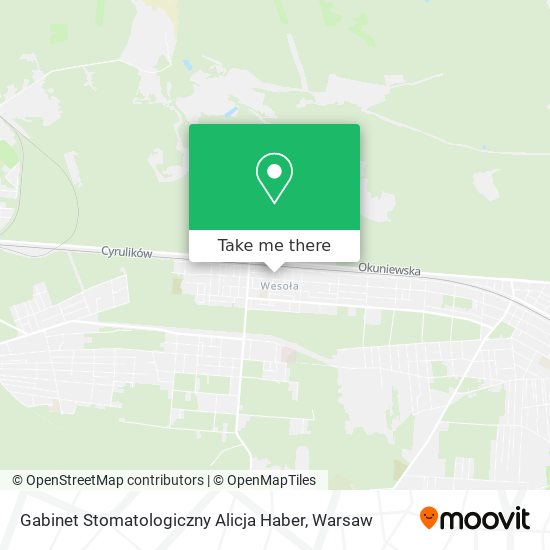 Gabinet Stomatologiczny Alicja Haber map