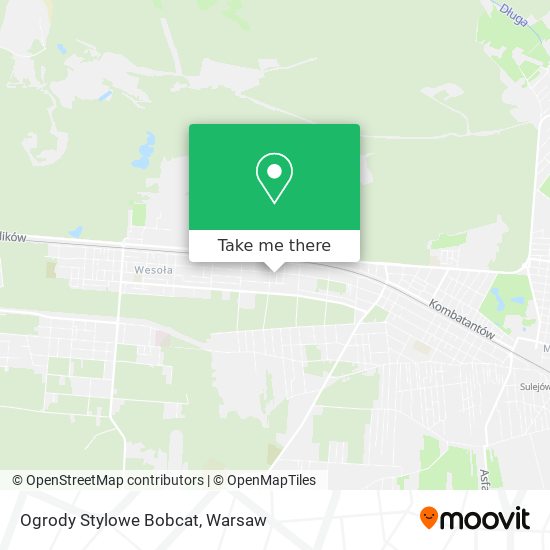 Ogrody Stylowe Bobcat map