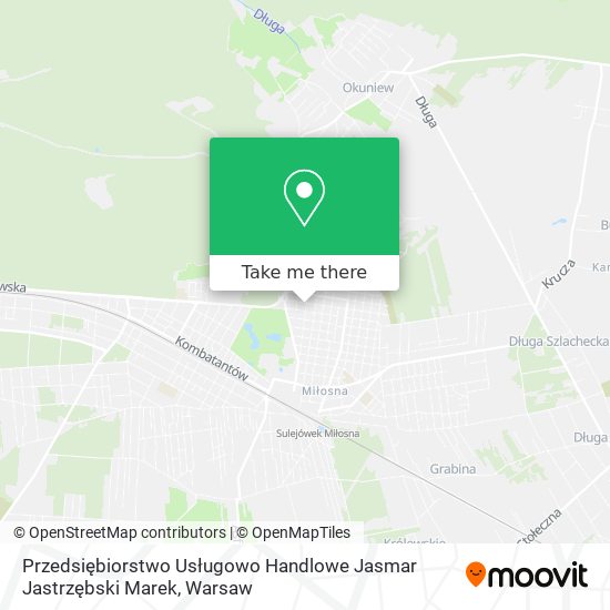 Przedsiębiorstwo Usługowo Handlowe Jasmar Jastrzębski Marek map