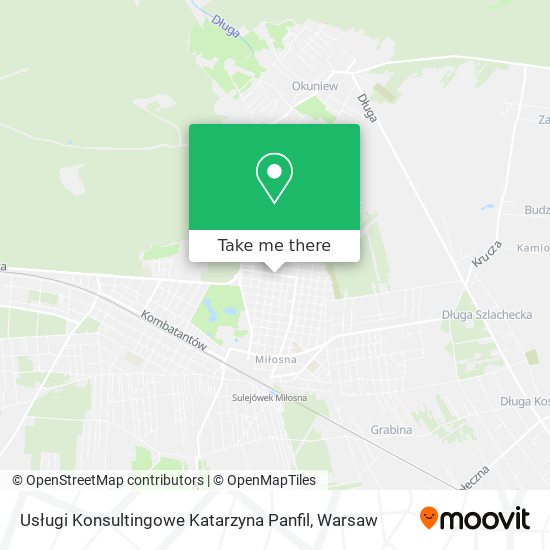 Usługi Konsultingowe Katarzyna Panfil map