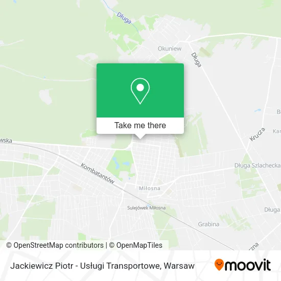 Jackiewicz Piotr - Usługi Transportowe map