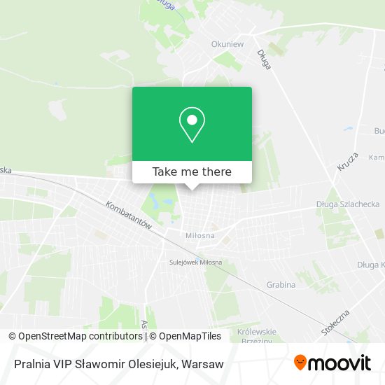 Pralnia VIP Sławomir Olesiejuk map