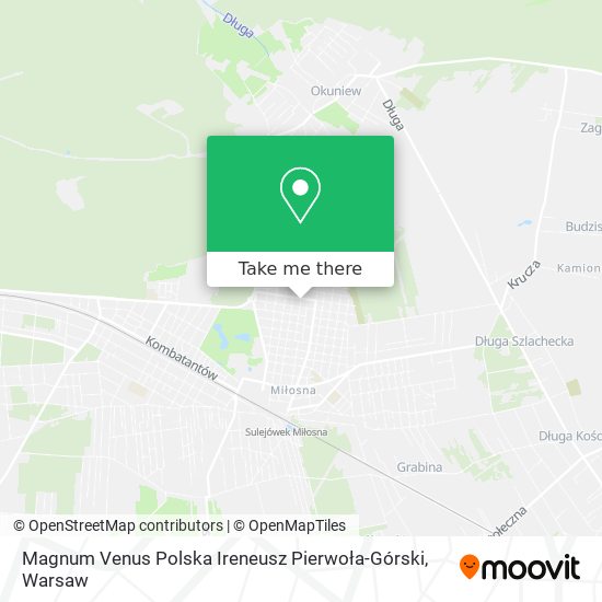 Magnum Venus Polska Ireneusz Pierwoła-Górski map