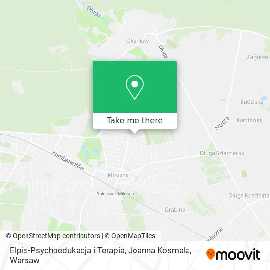 Карта Elpis-Psychoedukacja i Terapia, Joanna Kosmala
