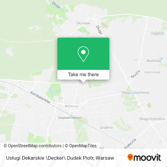 Usługi Dekarskie \Decker\ Dudek Piotr map