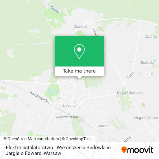 Elektroinstalatorstwo i Wykończenia Budowlane Jargieło Edward map