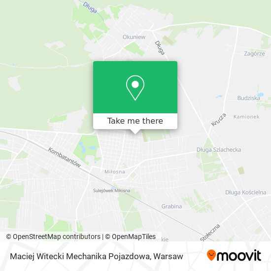 Maciej Witecki Mechanika Pojazdowa map