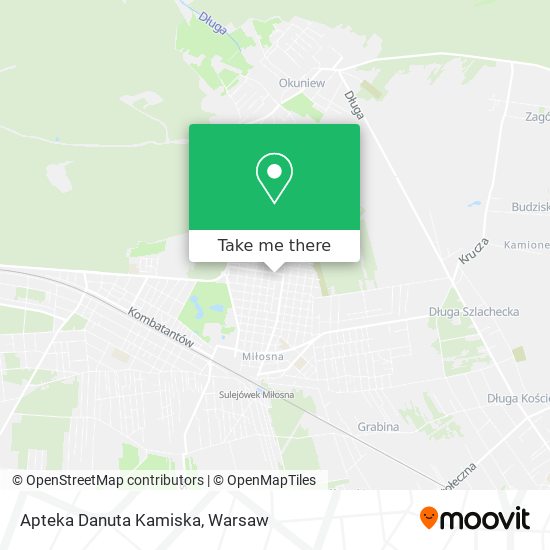 Apteka Danuta Kamiska map