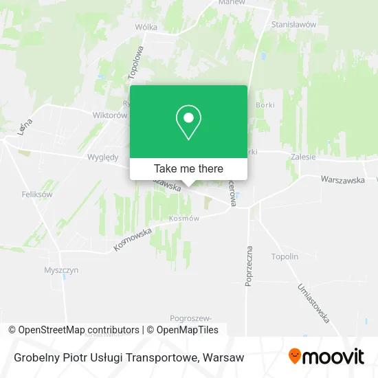 Карта Grobelny Piotr Usługi Transportowe