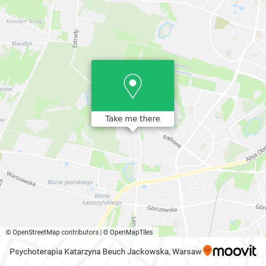 Psychoterapia Katarzyna Beuch Jackowska map