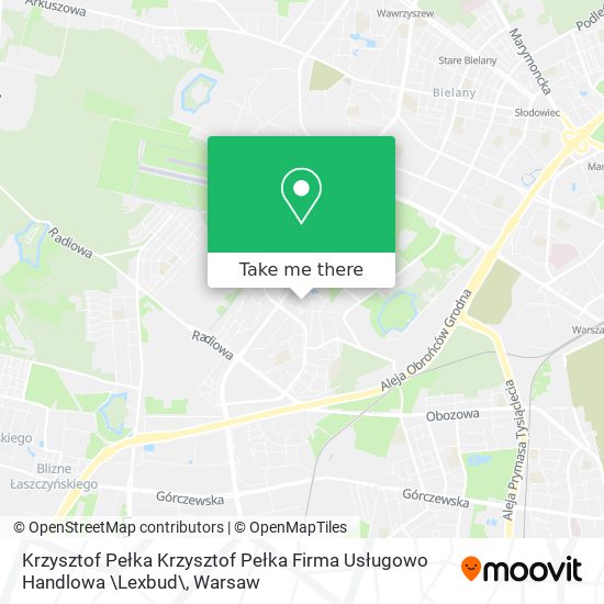 Krzysztof Pełka Krzysztof Pełka Firma Usługowo Handlowa \Lexbud\ map