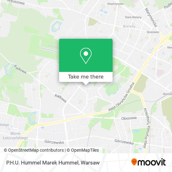 P.H.U. Hummel Marek Hummel map