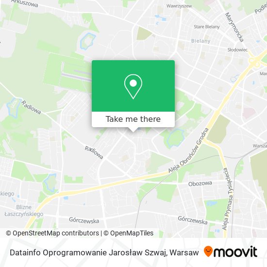 Datainfo Oprogramowanie Jarosław Szwaj map