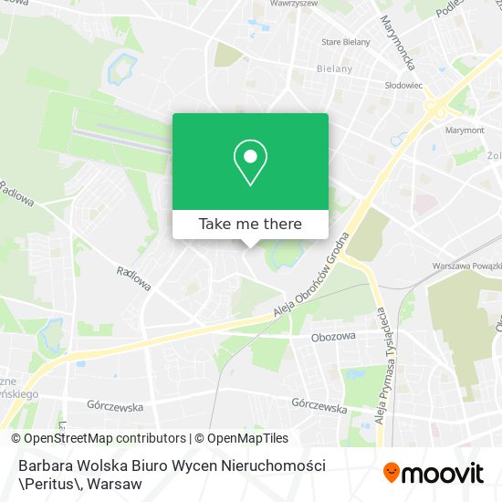 Barbara Wolska Biuro Wycen Nieruchomości \Peritus\ map