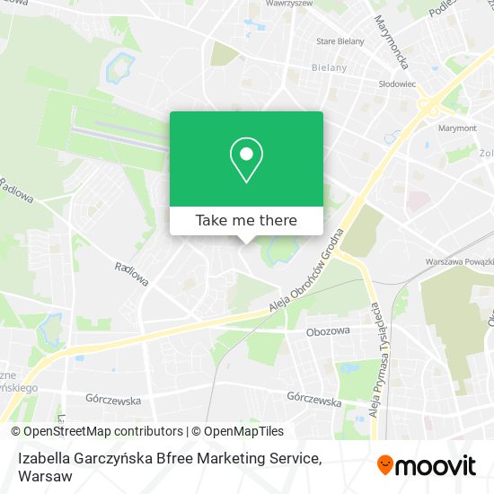 Карта Izabella Garczyńska Bfree Marketing Service