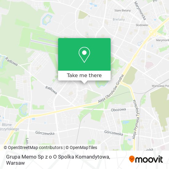 Grupa Memo Sp z o O Spolka Komandytowa map