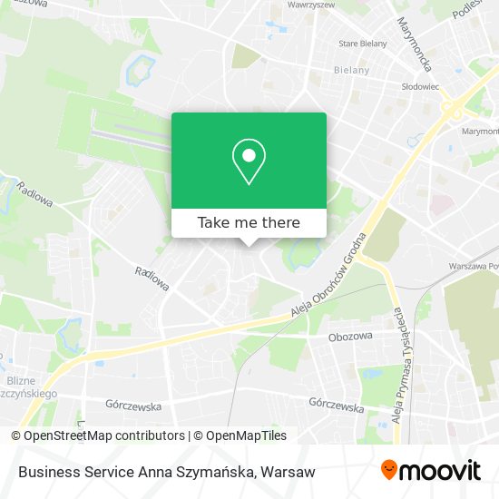 Business Service Anna Szymańska map