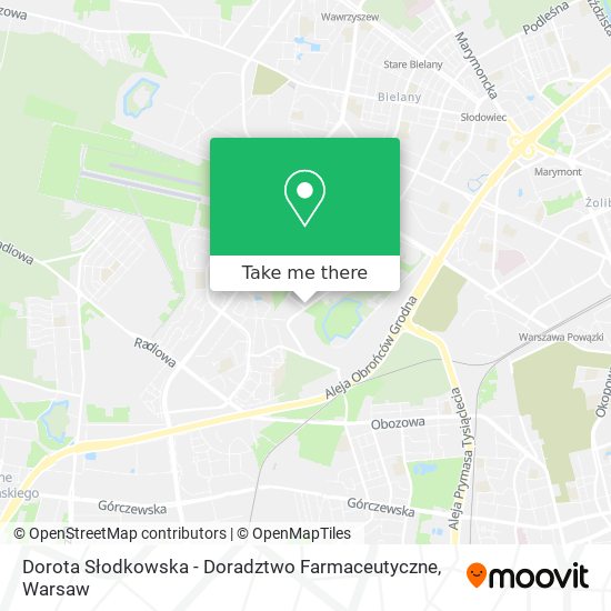 Dorota Słodkowska - Doradztwo Farmaceutyczne map