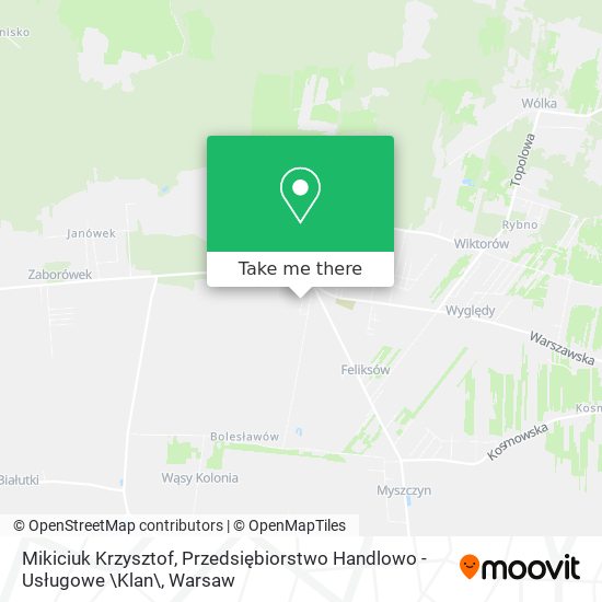 Mikiciuk Krzysztof, Przedsiębiorstwo Handlowo - Usługowe \Klan\ map