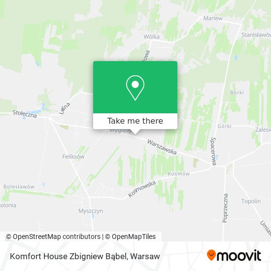 Komfort House Zbigniew Bąbel map