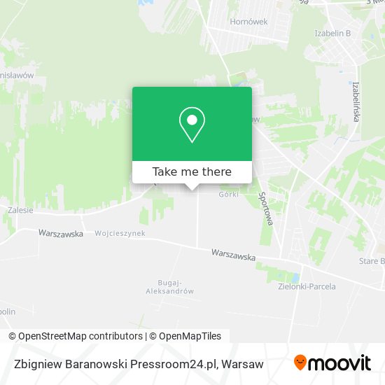 Zbigniew Baranowski Pressroom24.pl map