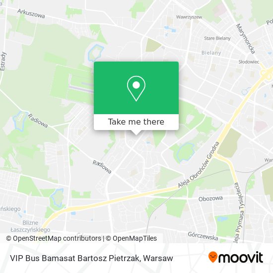 VIP Bus Bamasat Bartosz Pietrzak map