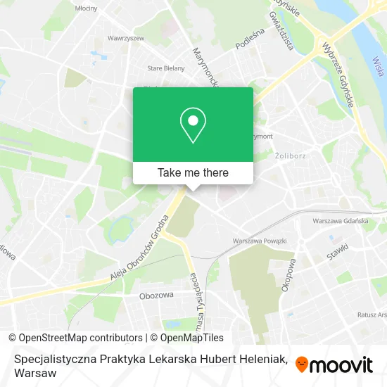Specjalistyczna Praktyka Lekarska Hubert Heleniak map