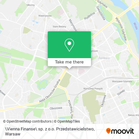 \Vienna Finanse\ sp. z o.o. Przedstawicielstwo map