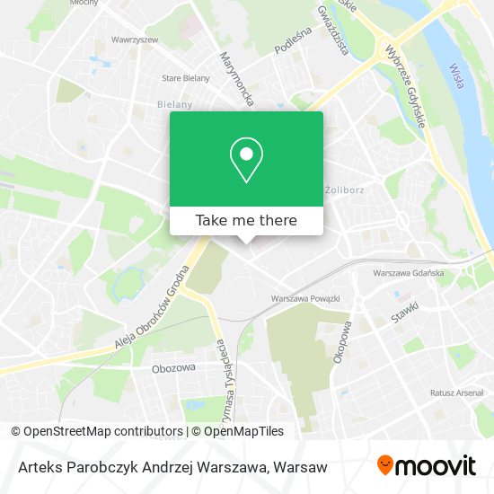 Arteks Parobczyk Andrzej Warszawa map