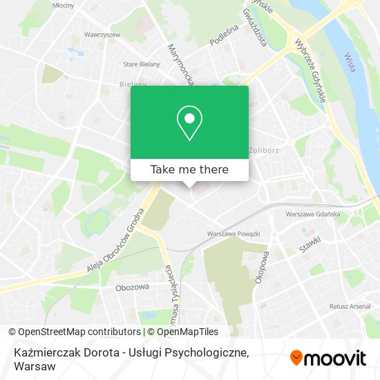 Kaźmierczak Dorota - Usługi Psychologiczne map