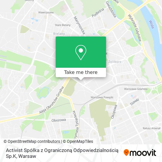 Activist Spółka z Ograniczoną Odpowiedzialnością Sp.K map