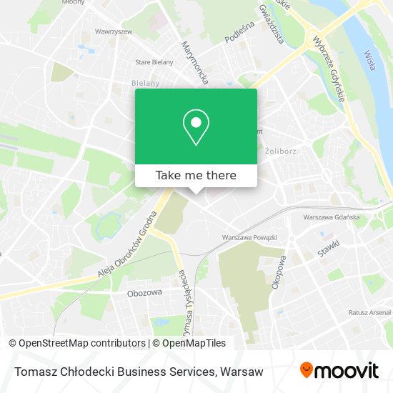 Tomasz Chłodecki Business Services map