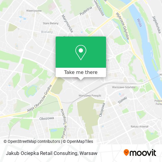 Jakub Ociepka Retail Consulting map