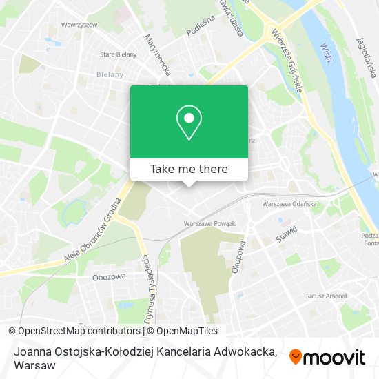 Joanna Ostojska-Kołodziej Kancelaria Adwokacka map