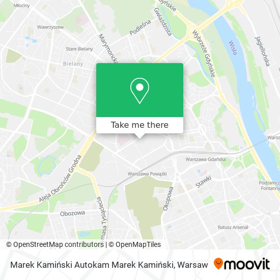 Marek Kamiński Autokam Marek Kamiński map