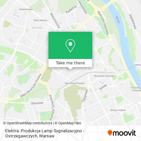 Elektra. Produkcja Lamp Sygnalizacyjno - Ostrzegawczych map