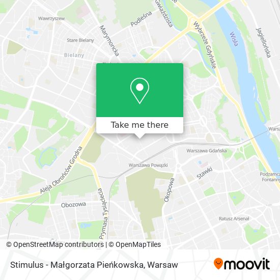 Stimulus - Małgorzata Pieńkowska map