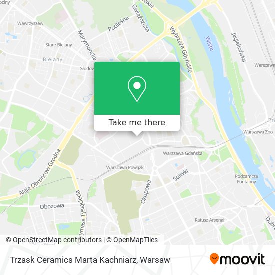 Trzask Ceramics Marta Kachniarz map