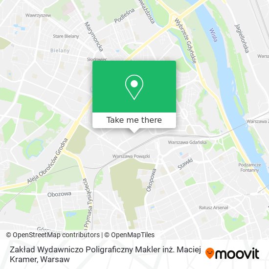 Zakład Wydawniczo Poligraficzny Makler inż. Maciej Kramer map