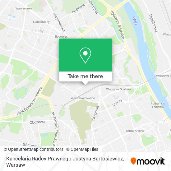 Kancelaria Radcy Prawnego Justyna Bartosiewicz map